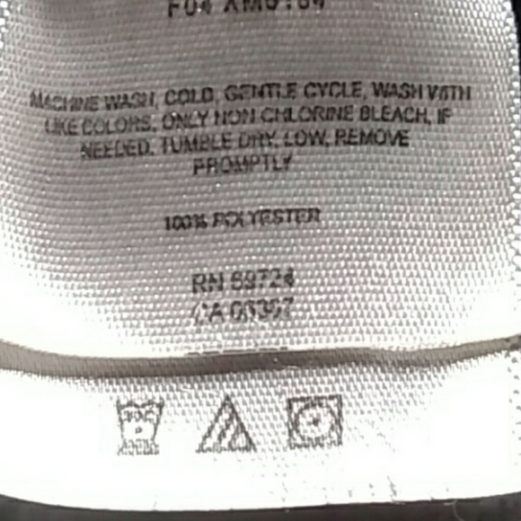 Columbia Black Full Zip Fleece Side Pockets Jacket - Picture 5 of 8